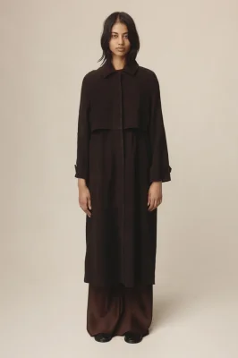 ANGELO COAT - CHOCOLATE