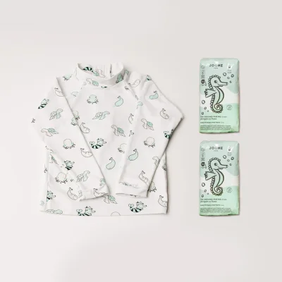 Le coffret couches piscine & T-shirt anti UV
