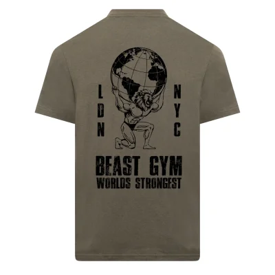 Beast World T-Shirt Khaki