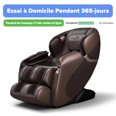 Relaxe Zero-Gravity Shiatsu Massage Chair With Heating (SL-Track) (FR)
