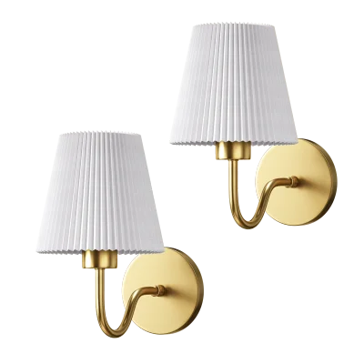 CURVED WIRELESS WALL SCONCE