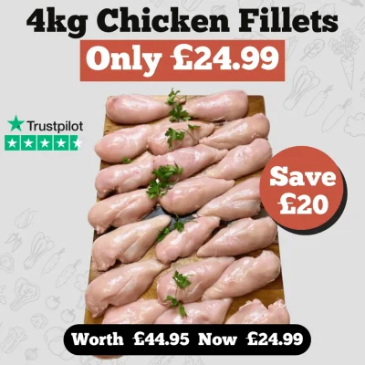 Chicken Breast Fillets 4kg pack
