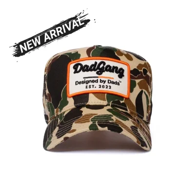 The Garage Hat - Duck Camo/Orange