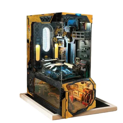 Automobile Workshop DIY Wooden Book Nook Kit