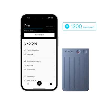 Plaud Note & AI Annual Pro Plan