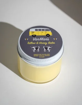 *No Essential Oils* VanMan's Tallow & Honey Face Balm - Classic