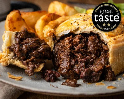 Yorkshire Steak & Black Pudding Pie (Box of 6 x 250g)