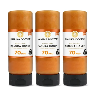 Trio Pack - 70 MGO Squeezable 500g