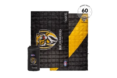 Richmond Tigers - AFL Sustainable Down Puffy Blanket