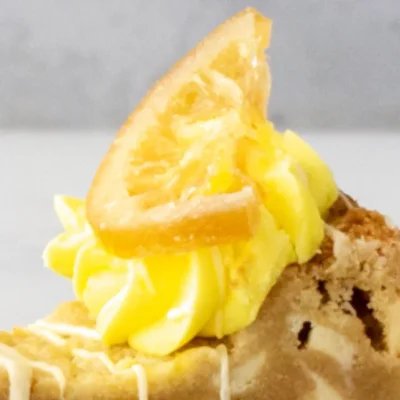 PRE-ORDER - Full White Chocolate & Lemon Cookie Pie Slice - 12 Slices