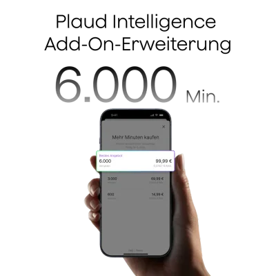 Plaud Intelligence Jährlich Pro Plan & Add-On-Erweiterung｜Für Unternehmen