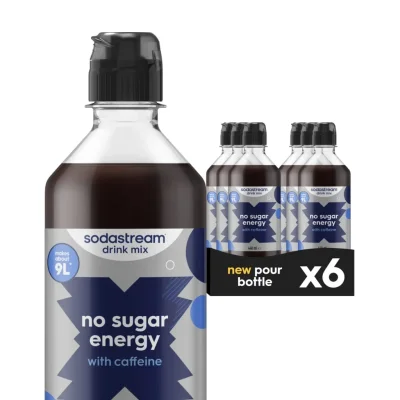 Sodastream Classics® No Sugar Energy 6 Pack Syrup Drink Mix 6 x 440ml