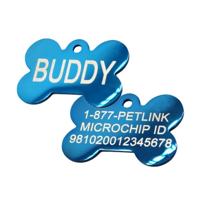 Personalized Stainless Steel Shape Collar Tags