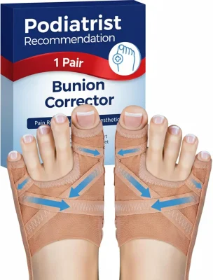 Bunion Corrector, Breathable Big Toe Straightener for Women and Men, Bunion Fix and Relief