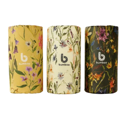 wildflower wrapped bamboo kitchen towels