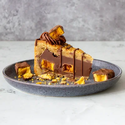 Crunchie Cookie Pie Slice