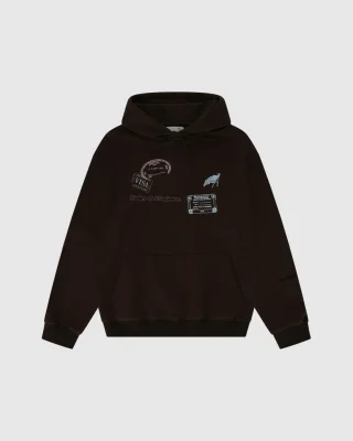 BROWN RESILIENT HOODIE
