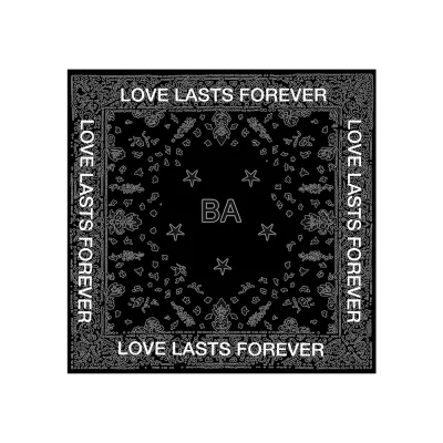 LOVE LASTS FOREVER Bandana