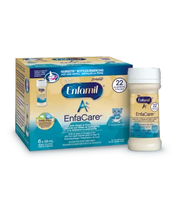 Enfamil A+ EnfaCare Infant Formula, Ready to Feed Nursette Bottles 59mL