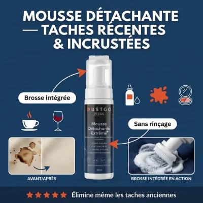Mousse Détachante — Taches Récentes & Incrustées